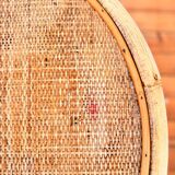 Rattan coffee table / end table, circa 1950