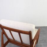 Teak Paper Knife Lounge Chair by Kai Kristiansen for Magnus Olesen, 1960s