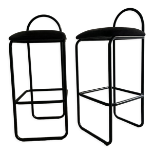 2 chaise de bar acier