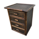 Vintage bamboo drawer cabinet 1970