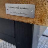 Table de ferme pieds carrés