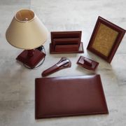 Parure de bureau cuir vintage