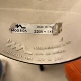 Vintage golden brass wall lamp by Martinelli, 1970s