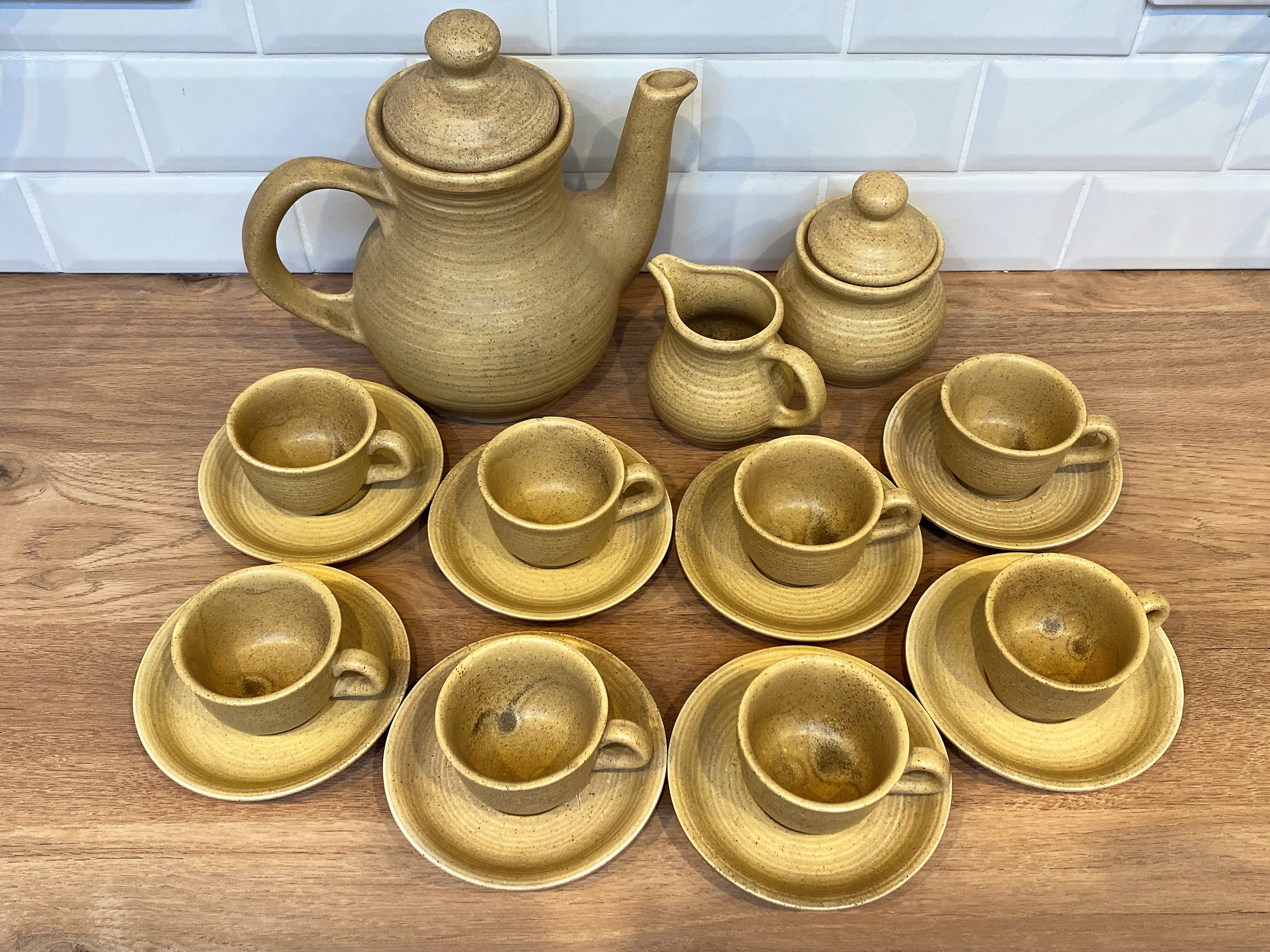 Stoneware coffee service