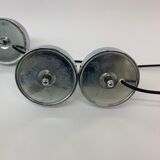 Set of 2 Space age chrome bedside lamps , 1970’s