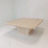 Italian Travertine Bar table or Coffee Table, 1980s