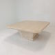 Italian Travertine Bar table or Coffee Table, 1980s