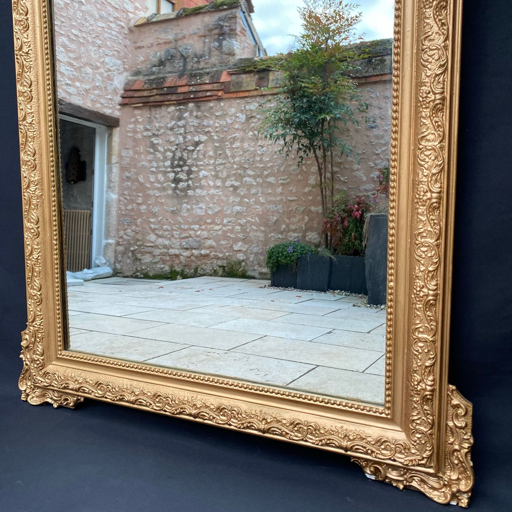 Golden mirror Louis XV 98x156cm