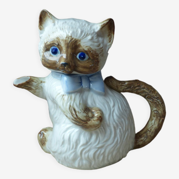 Ceramic cat teapot made in Japan vintage
