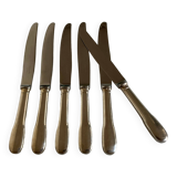 Set of 6 Cluny Vieux Paris knives Christofle