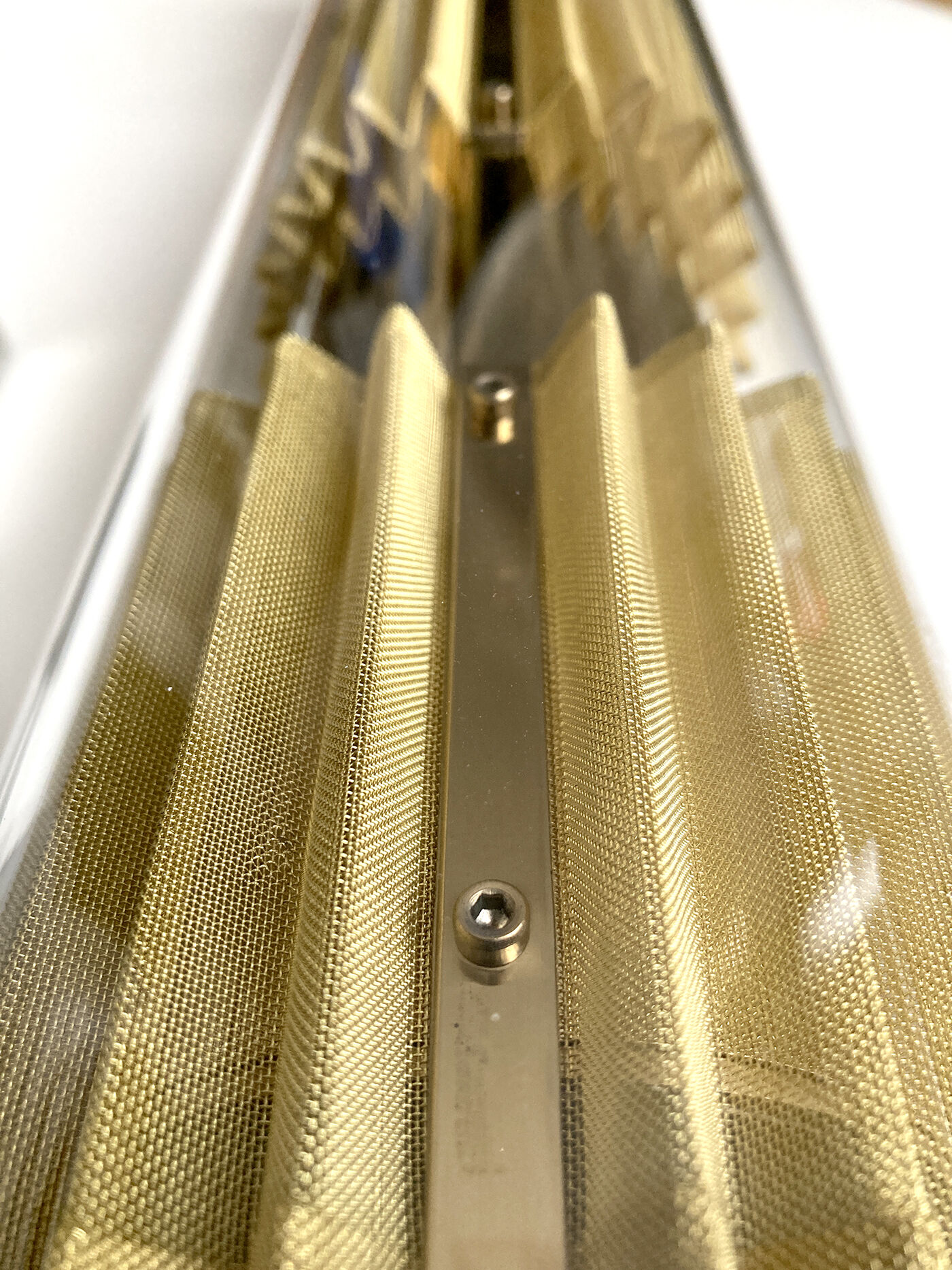 Wall lamp in the tube 100-350 glass metal / l 37 cm - dcw éditions