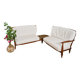 corner sofa by Guillerme et Chambron 1960