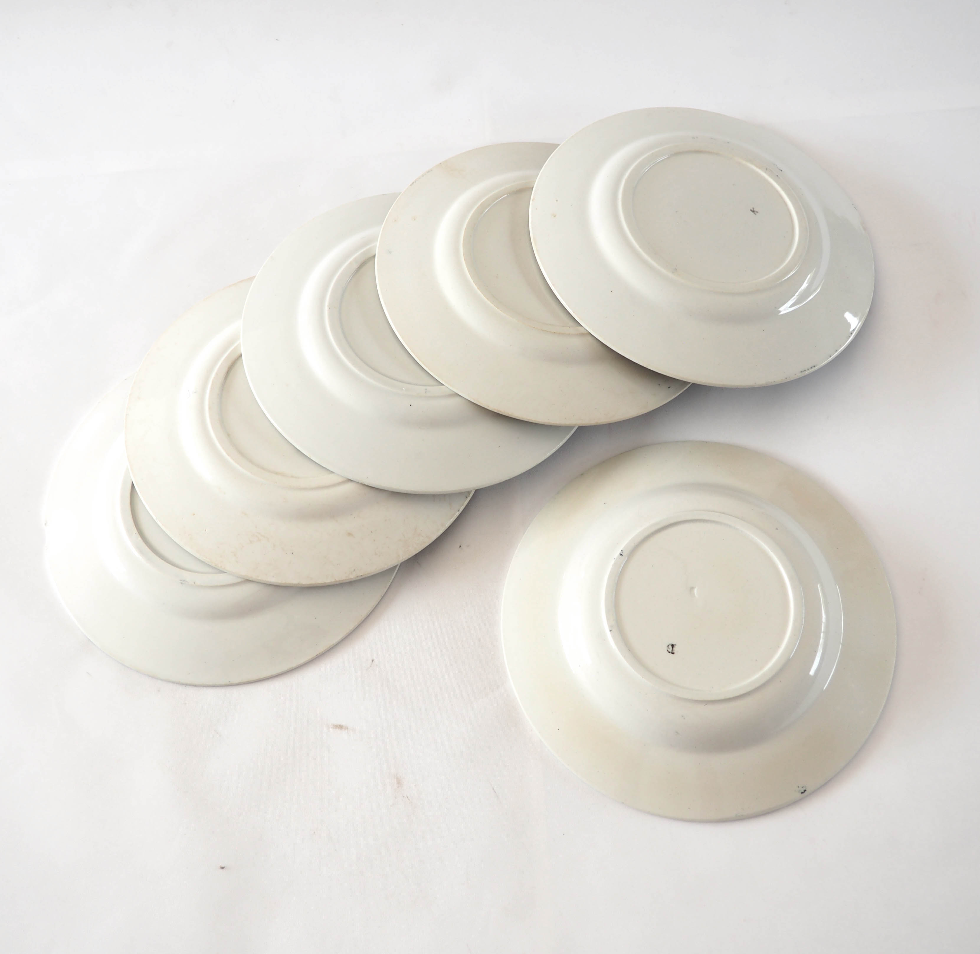 6 Terre de Fer Slate Plates