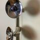 Pair of designer spotlights