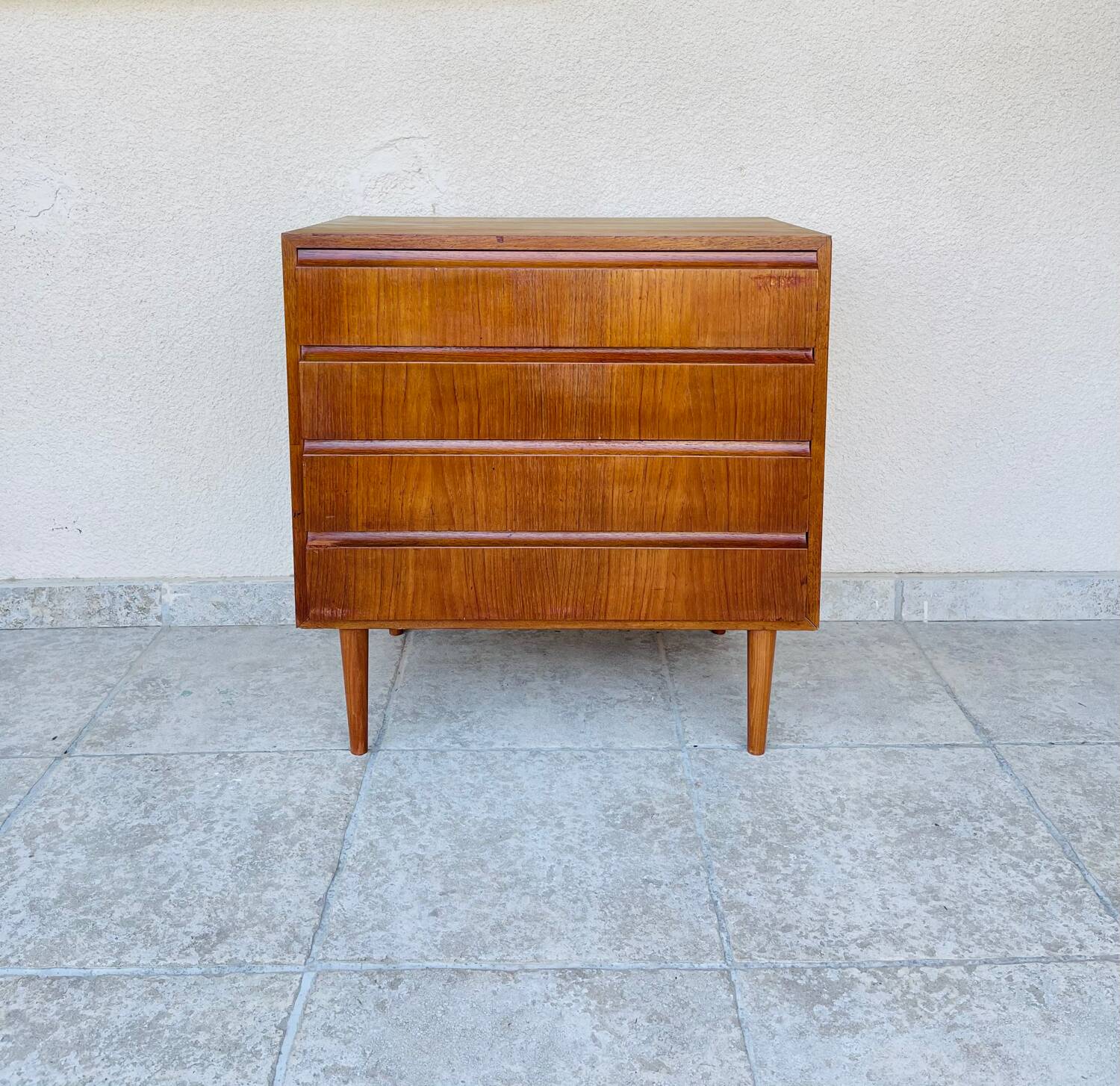 Scandinavian teak chest of drawers