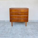 Scandinavian teak chest of drawers