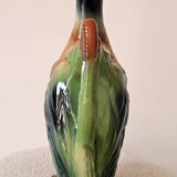 Large duck jug in Saint-Clément earthenware – signed – vintage