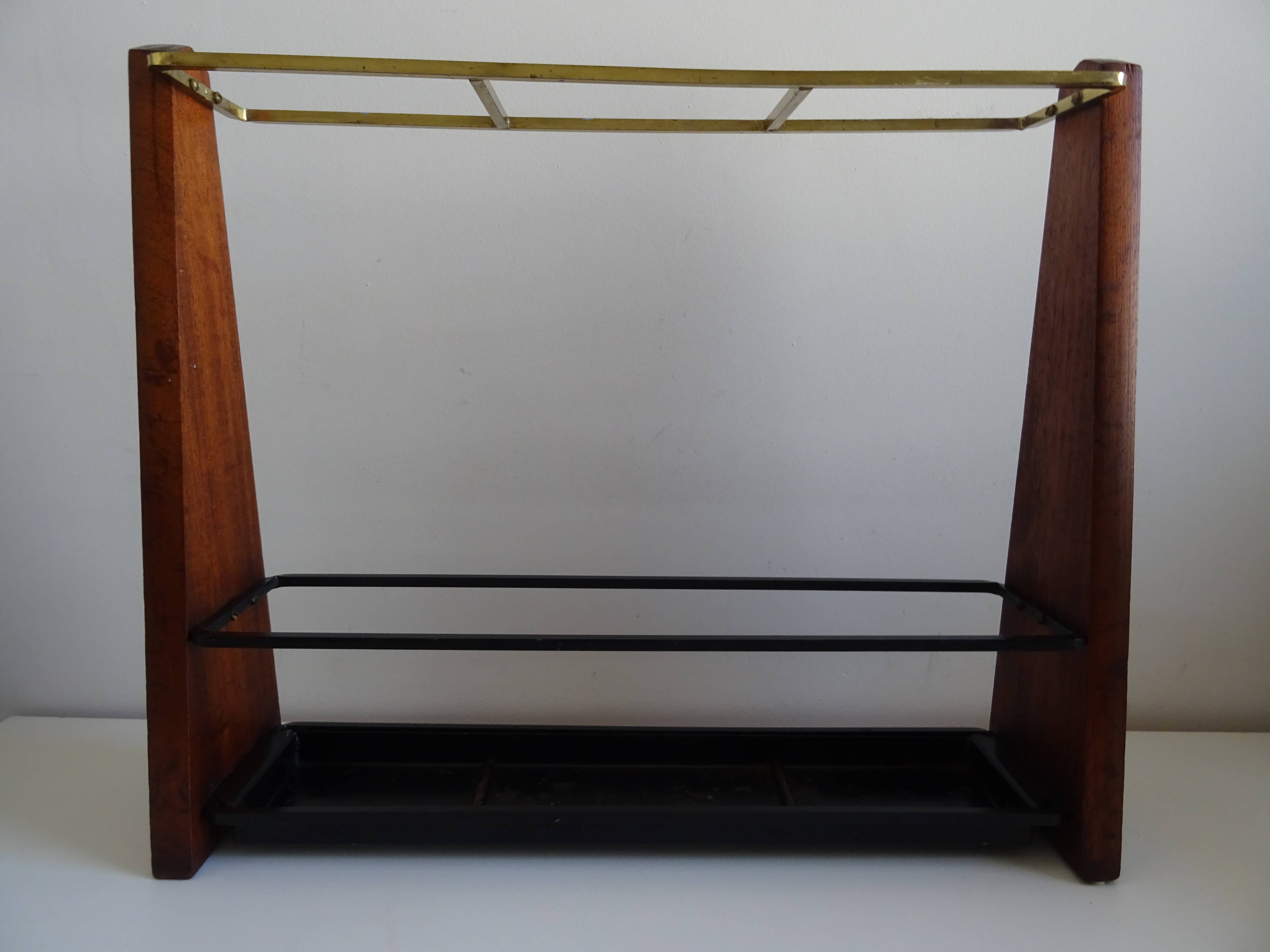 Vintage umbrella holder Scandinavian design 60 70
