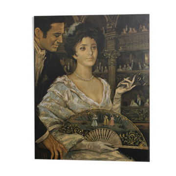Reproduction toile ancienne