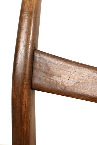 Chaises en tissu violet, ensemble de 2