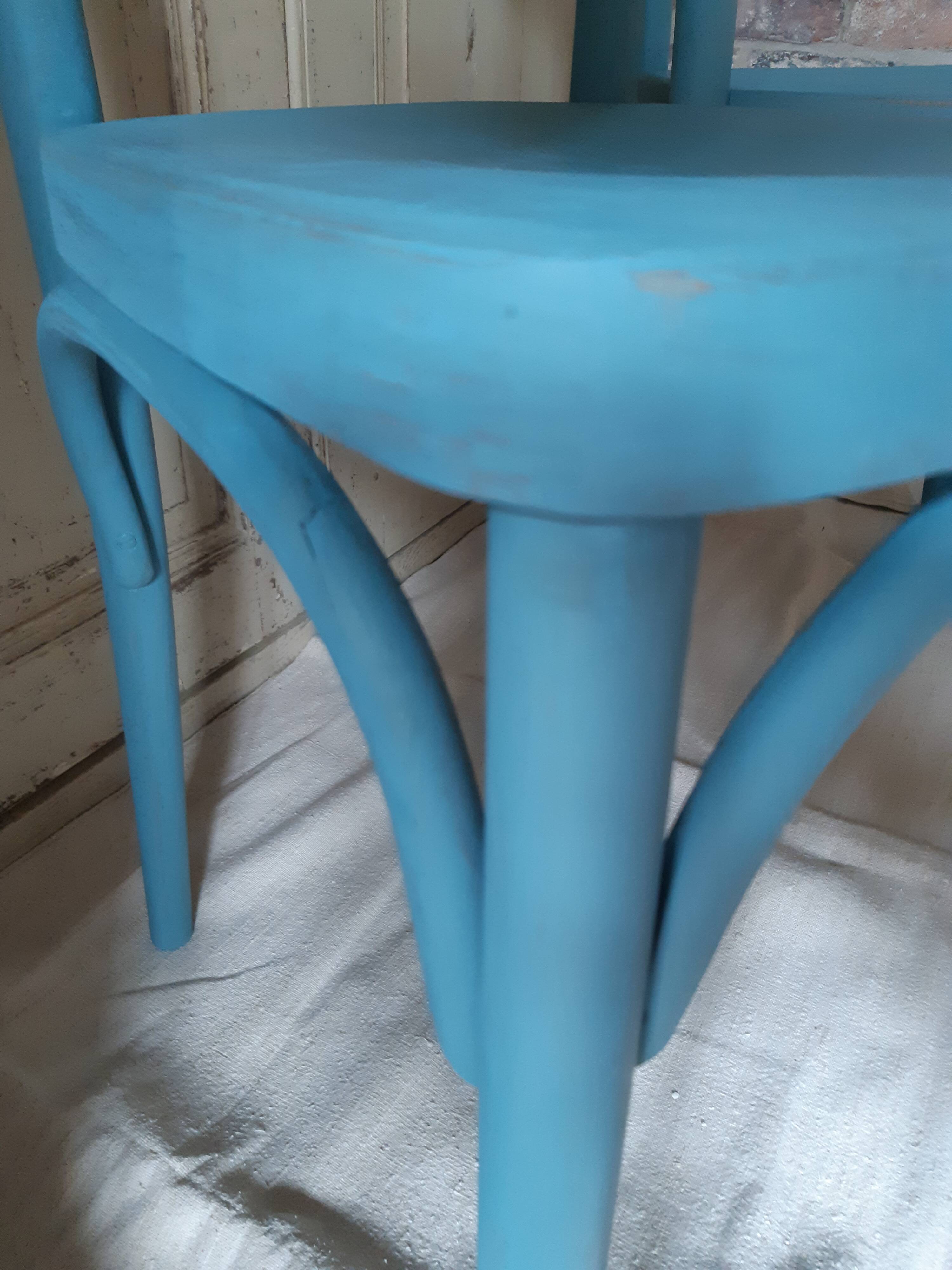 A pair of Thonet bistro chairs