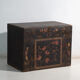 Antique chest painted in pine wood – China, around 1900