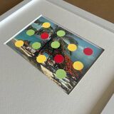 Coconut Sorbet - Collage on Postcard