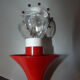 Lampe rouge vintage