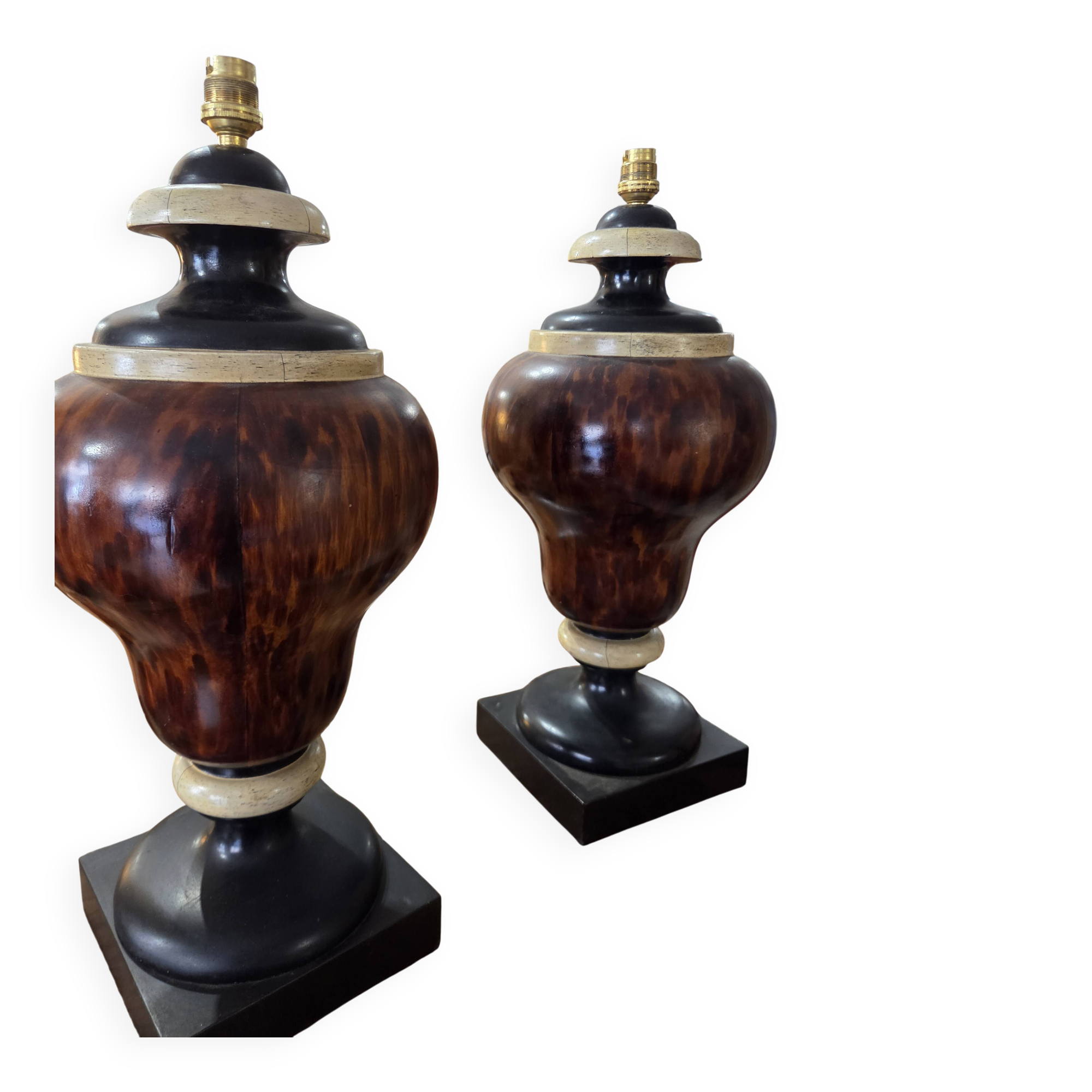 wooden medical lamps