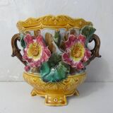 old planters and earthenware slip planter