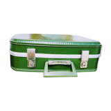 Green air hostess suitcase