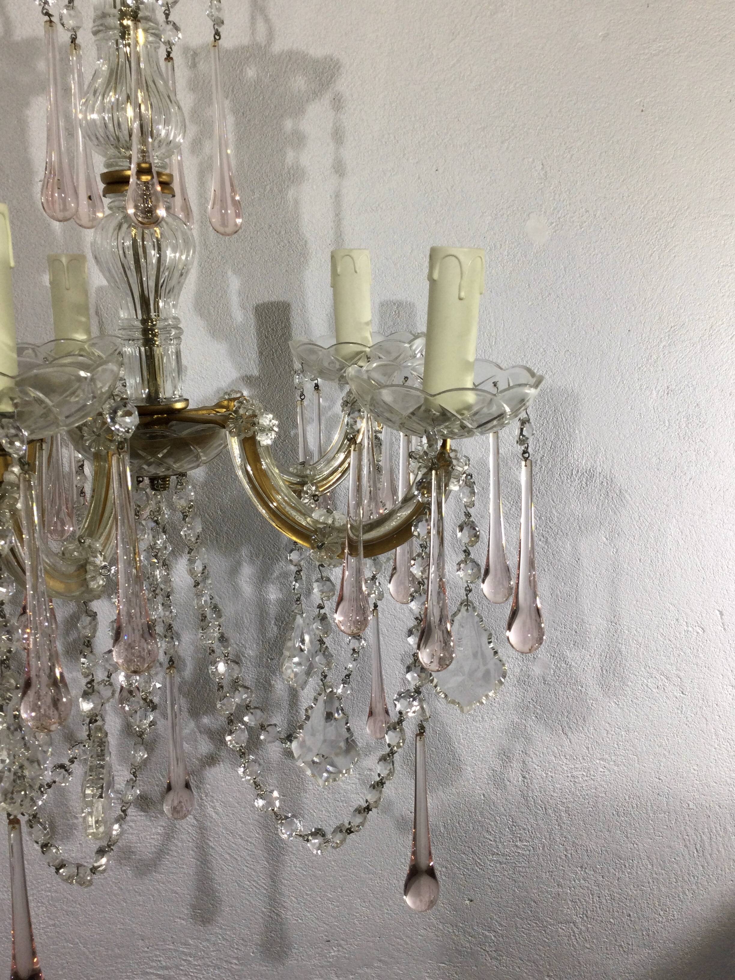 Marie thérèse crystal chandelier 5 lights