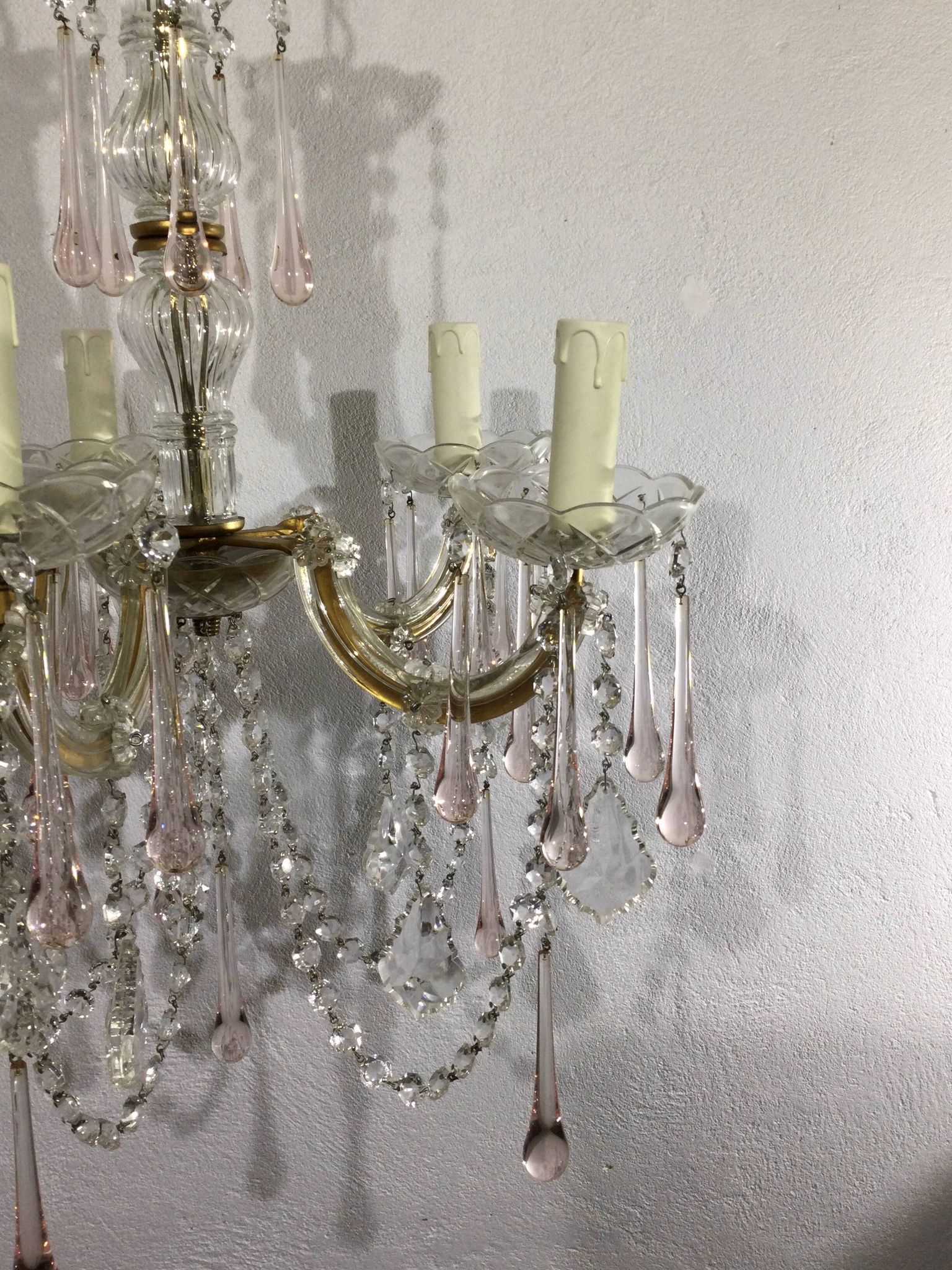 Lustre marie thérèse cristal 5 lumières