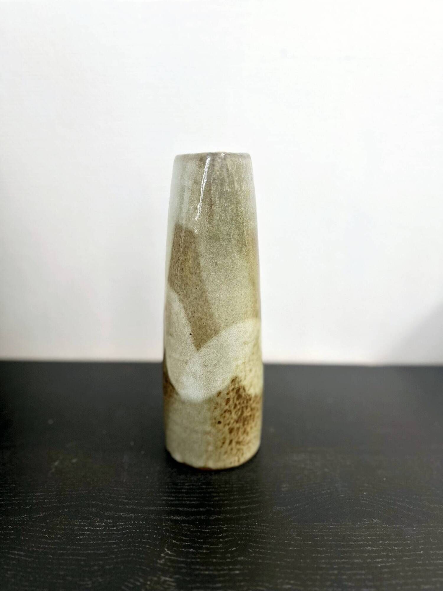 Slender ceramic vase in the style of Marcel Piot 1960s/70s