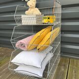 Stackable Wire Grocery Shelf Lockers