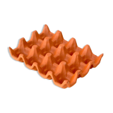 Terracotta clay egg tray