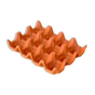 Terracotta clay egg tray