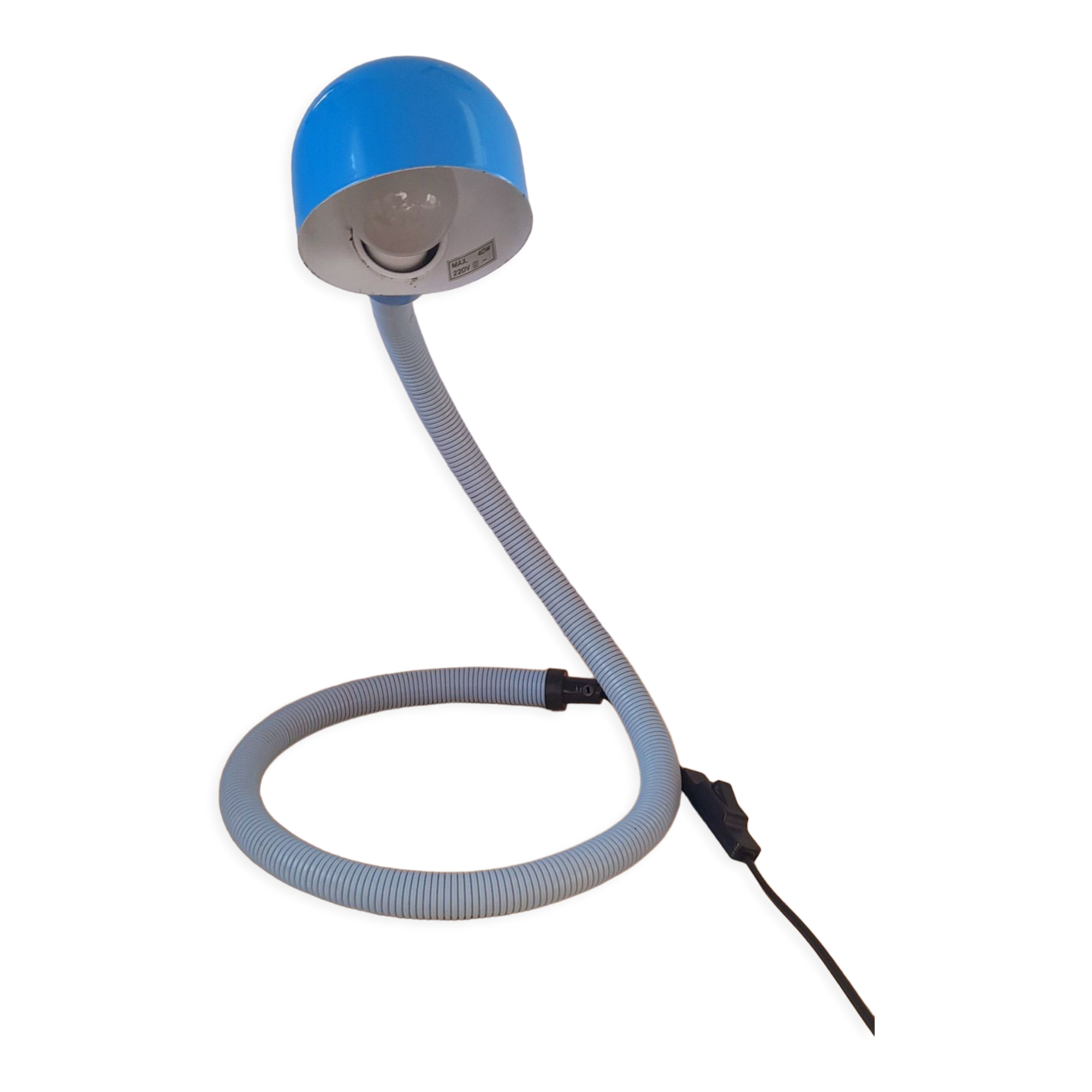 Blue snake lamp