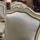 Set of 8 Louis XV style beech chairs from the 1970s.