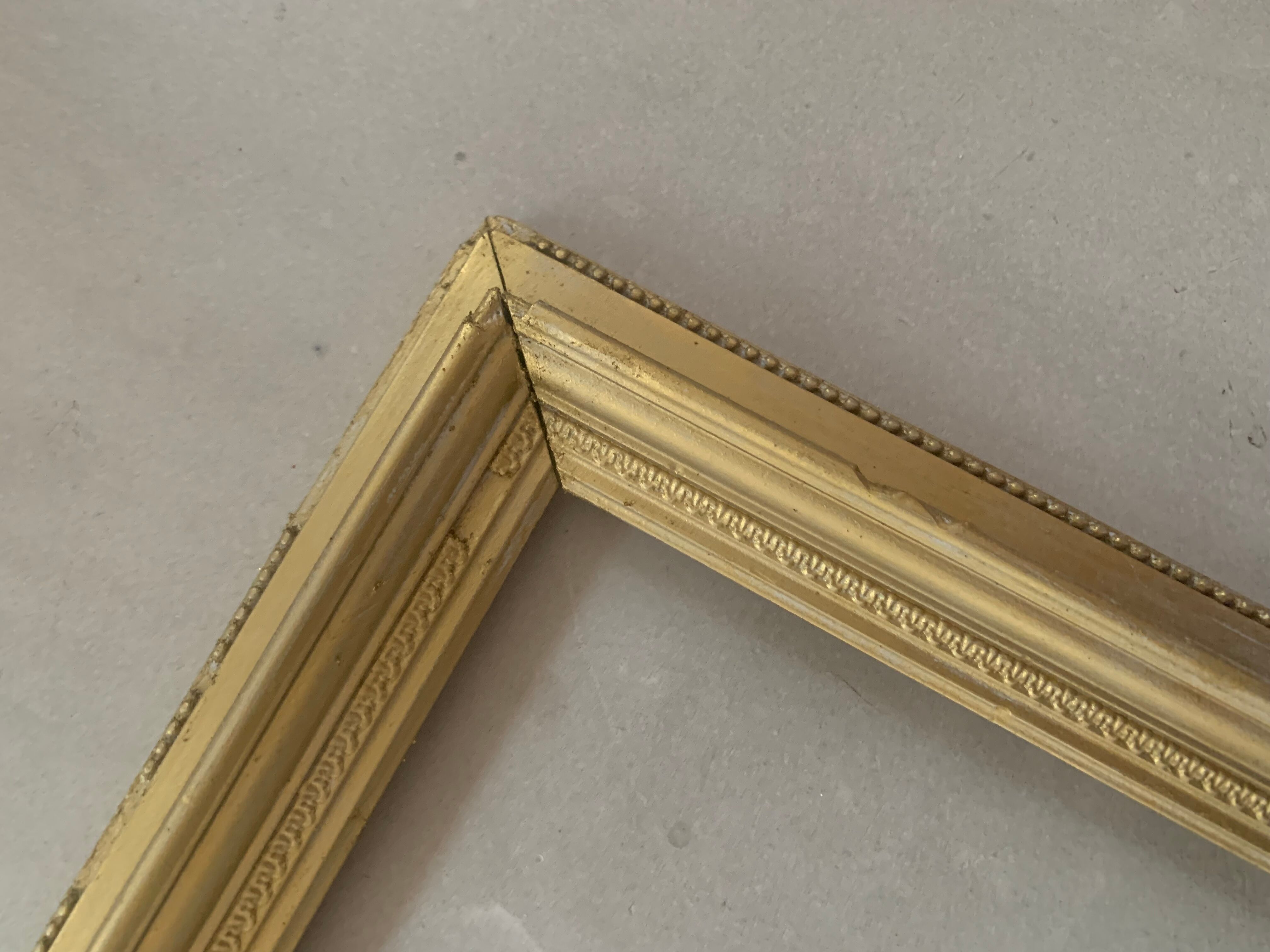 Old gilded frame 44x56cm