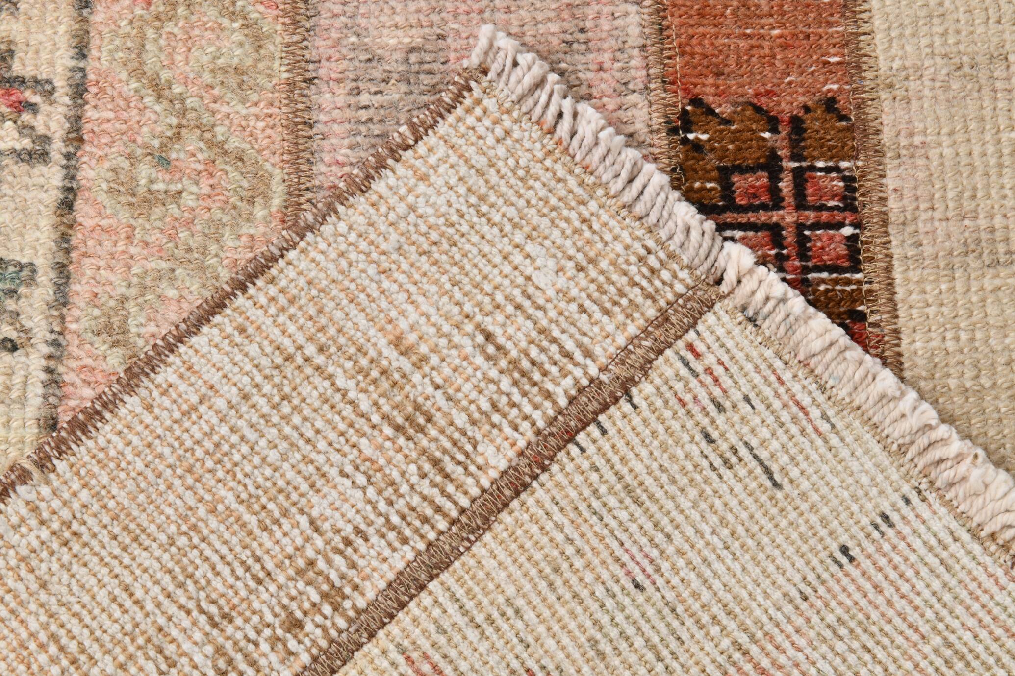 Soft & Pastel Vintage Runner Rug, 75x293Cm