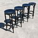 Vintage bent beech bar stool Mundus 1970s