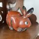 Porcelain rabbit, zoomorphic box from the 60s-70s.