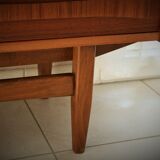 Scandinavian teak and teak veneer sideboard
