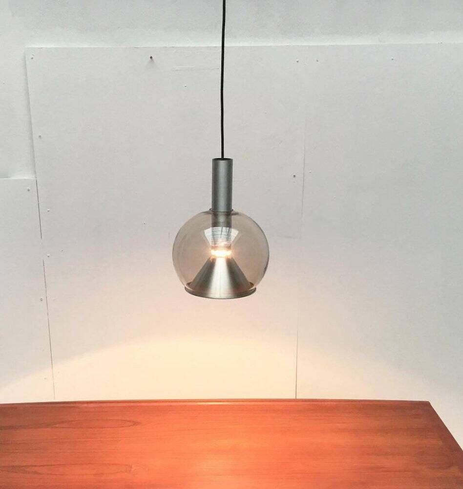 Suspension globe en verre allemand milieu du siècle, des années 1960