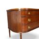 Large half-moon shaped chest of drawers/hall console, 1930s/1940s.