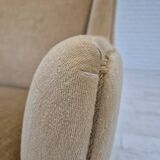 1970s, Danish lounge chair, original condition, furniture velour.