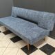 Blue and black fabric daybed Miroslav Navratil, 1960s