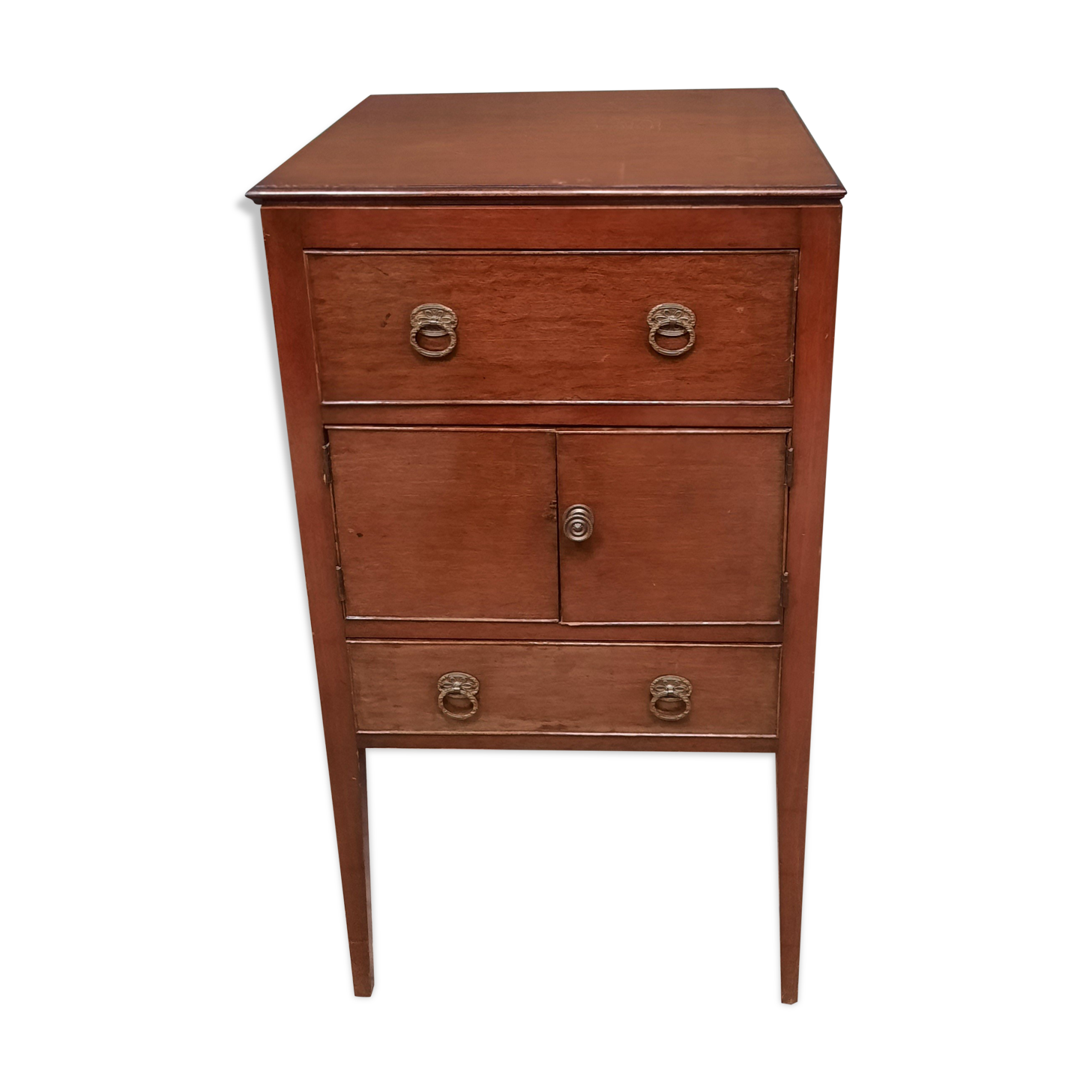Meuble de toilette en acajou