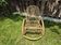Vintage rattan rocking chair